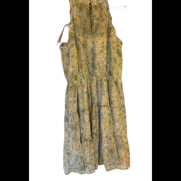 NWT Monteau Los Angeles Dress S Halter High Neck Sleeveless Sundress Lined 3522 - Picture 7 of 12